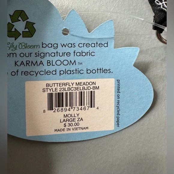 Lily Bloom Butterfly Meadow wallet with detachable mirror - Picture 3 of 6